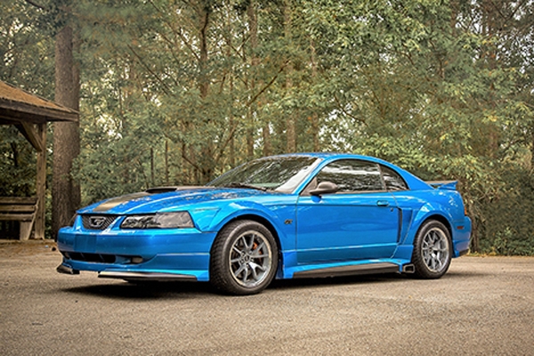 2000 Roush Edition Mustang - This is an excellent example of a specially-prepared 2000 Roush Stage II Mustang in rare Atlantic Blue paint.