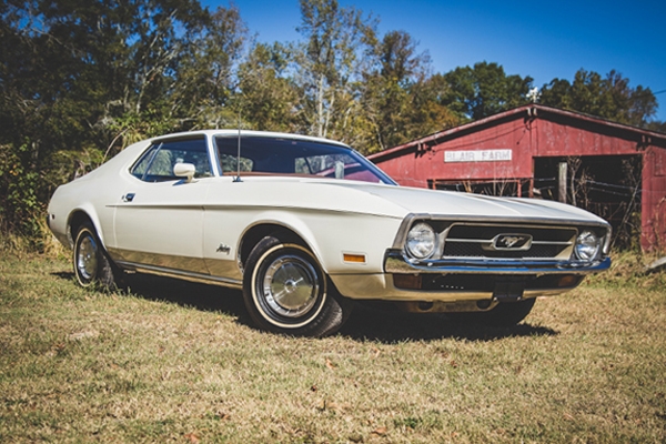 1972 Ford Mustang Coupe – This is a fine example of a low-milage, well-maintained Mustang sold in early 1970’s.